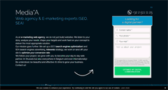 Desktop Screenshot of mediaa.be