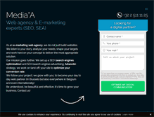 Tablet Screenshot of mediaa.be